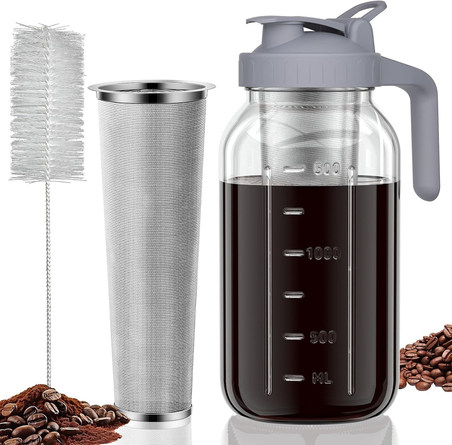 100 micron 304 stainless steel ultra-fine mesh filter, removable and reusable