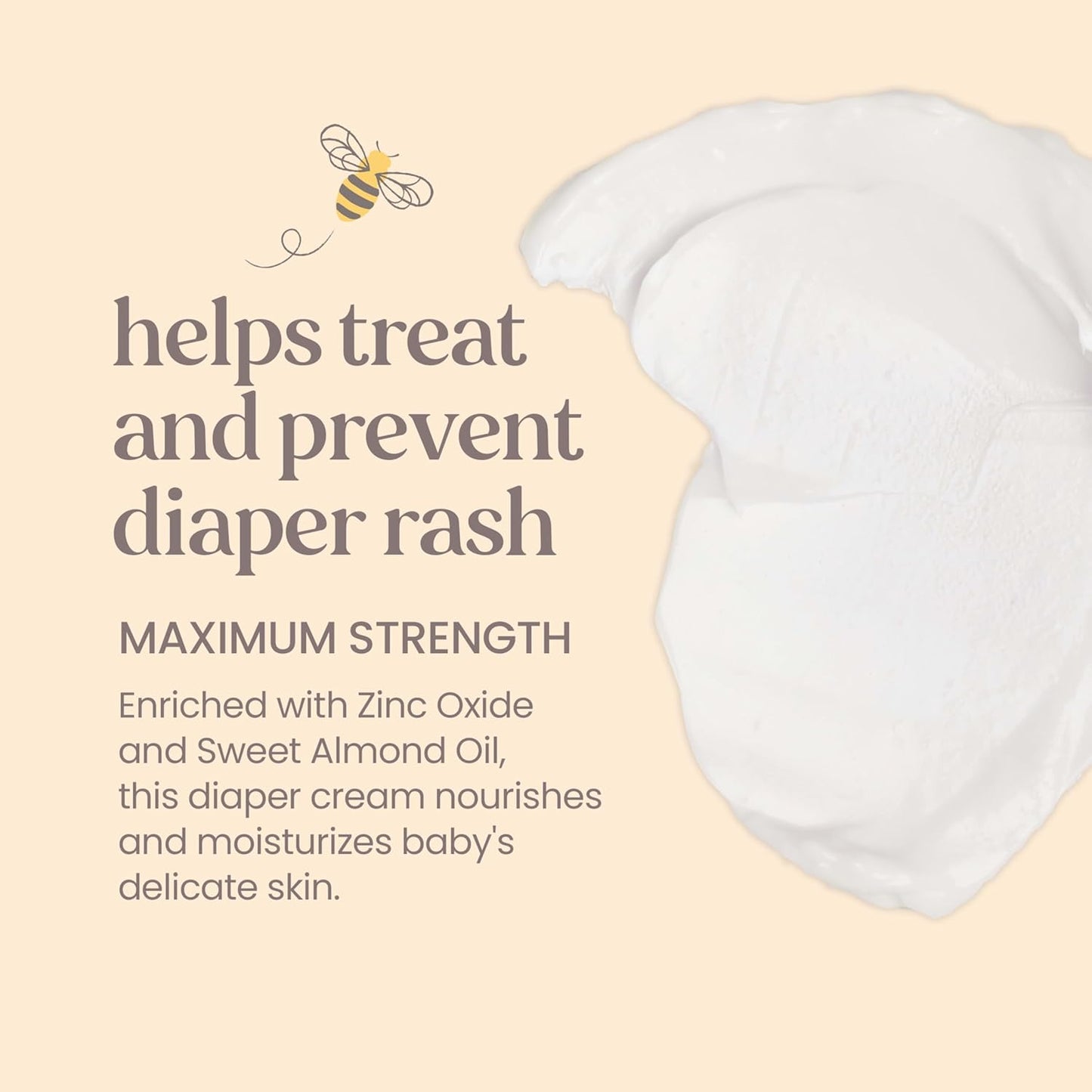 100% natural origin ingredient profile featuring shea butter, lavender oil, and jojoba seed oil