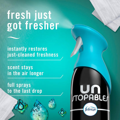 100% natural propellant in a non-toxic air-freshening nozzle
