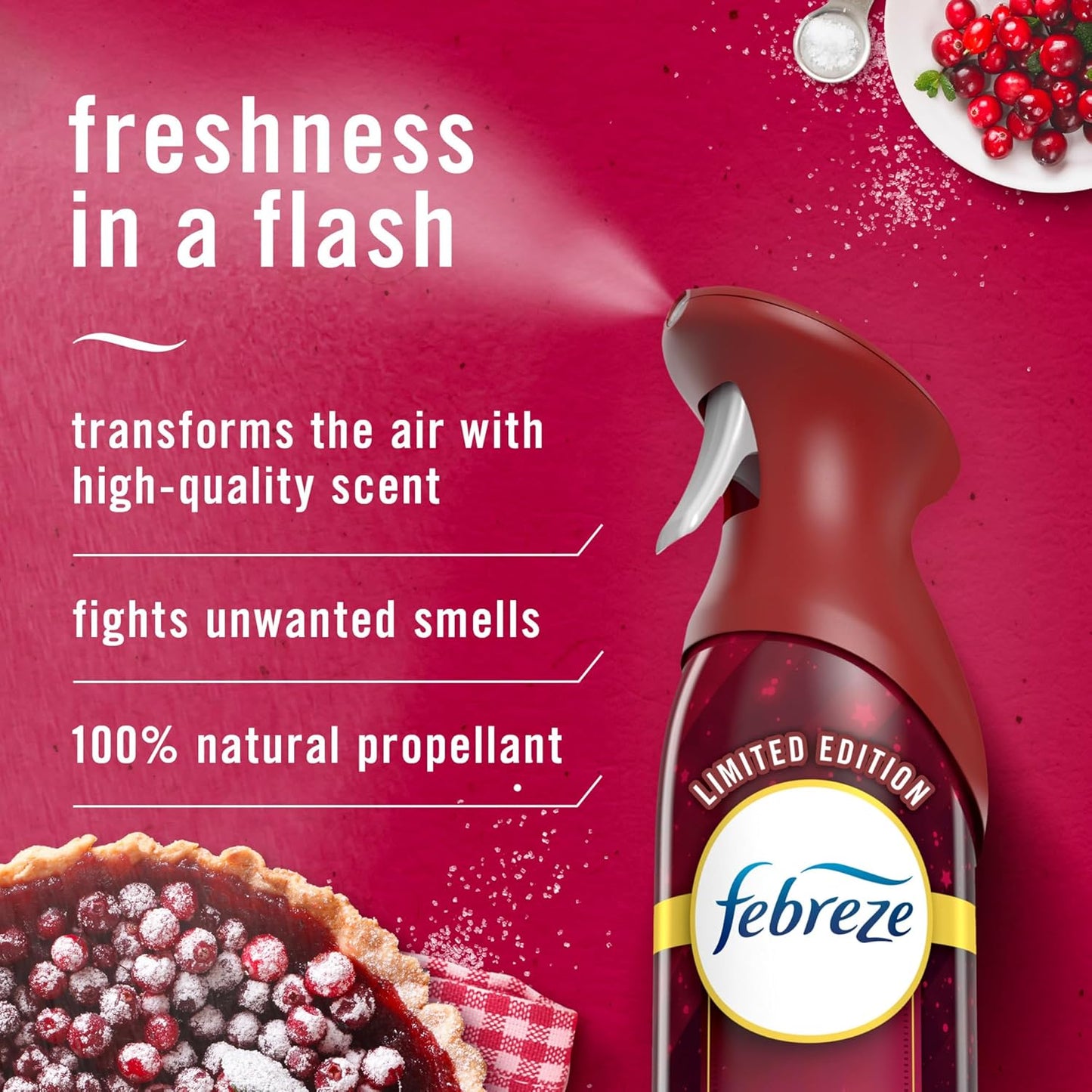 100% natural propellant suitable for everyday use