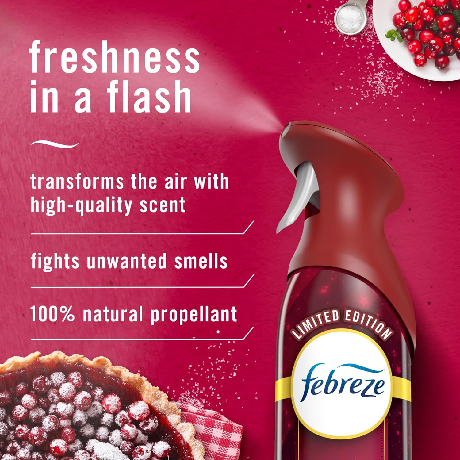 100% natural propellant suitable for everyday use
