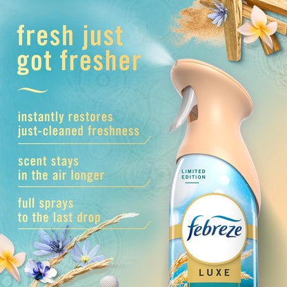 100% natural propellant with non-toxic air-freshening nozzle