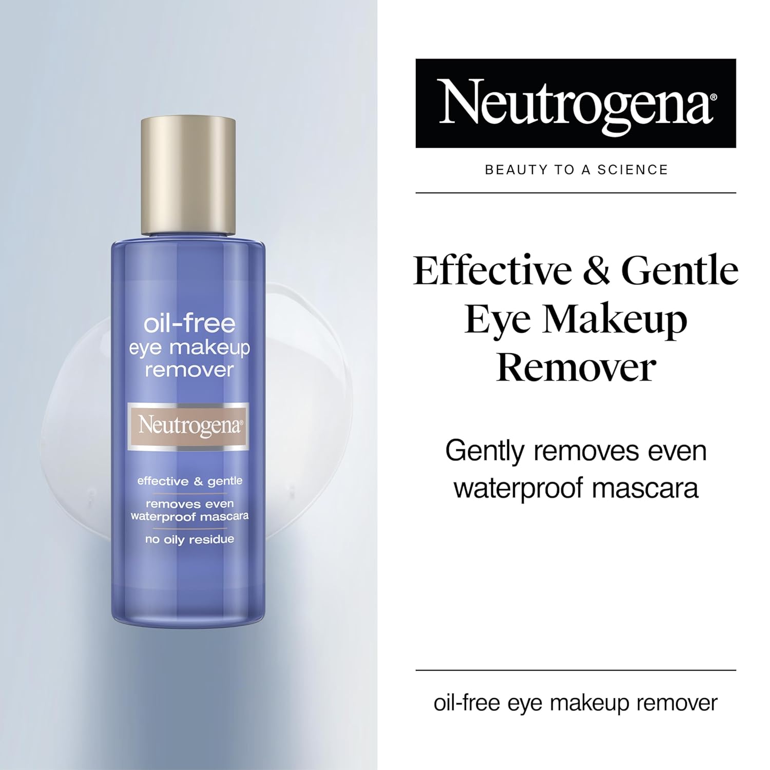 100% oil-free, non-greasy formula that rinses clean with warm water