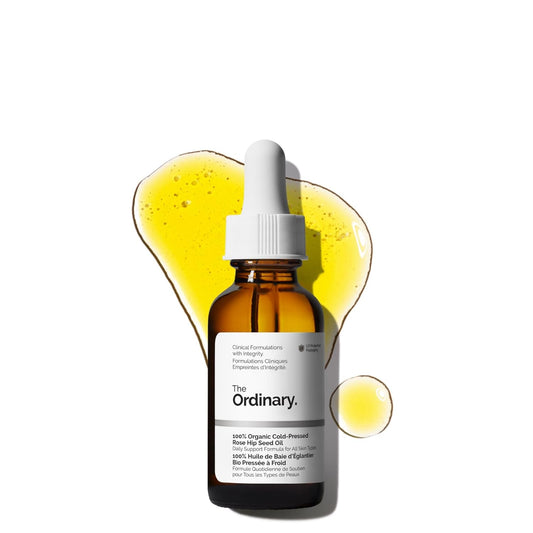100% organic cold-pressed rosehip seed oil