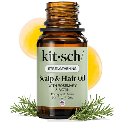 100% plant-based pre-wash scalp oil with rosemary extract and biotin