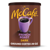 McCafe French Roast Ground Coffee – Single-Canister Dark Roast for Clutter-Free Kitchen Counters