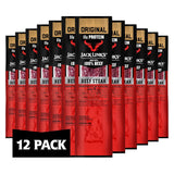 Jack Link's Beef Steak Sticks – Portable Protein Snack for Hunting Blind and Hiking Trail Trips