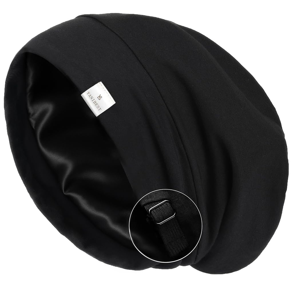 100% premium satin inner lining to reduce friction and hair frizz