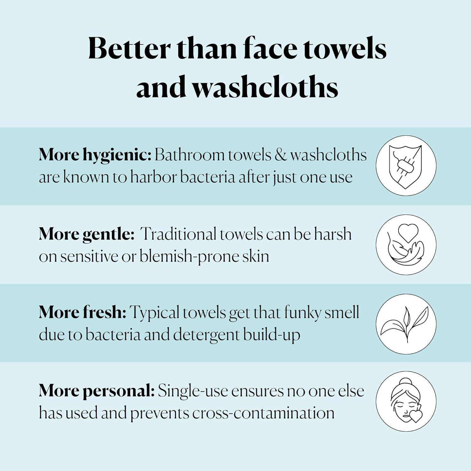100% premium viscose made from renewable plant fiber