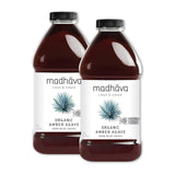 Madhava Organic Amber Agave Nectar – Blood-Sugar-Friendly Sweetener for Mindful Home Wellness Routines