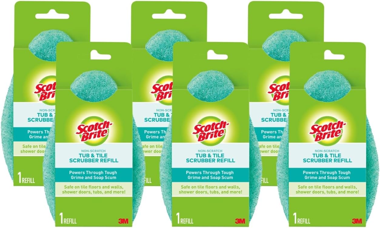 100% recycled-content scrubbing fibers