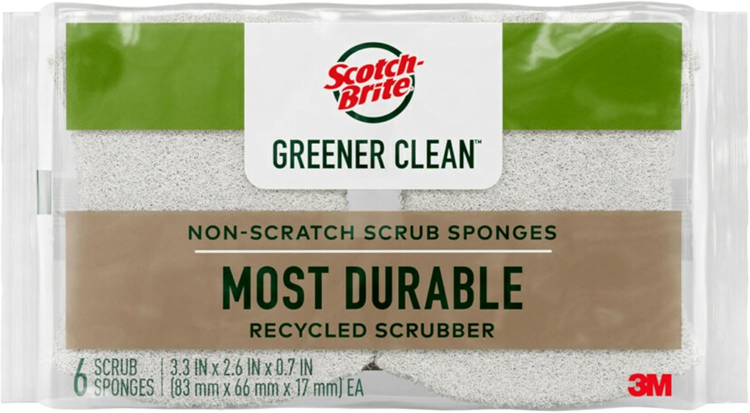 100% recycled scrubbing fibers