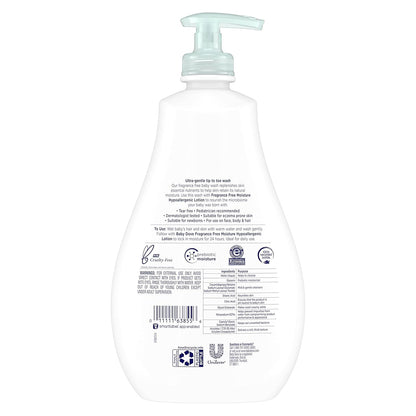 100% skin-natural nutrients plus prebiotic moisture to support baby's skin barrier