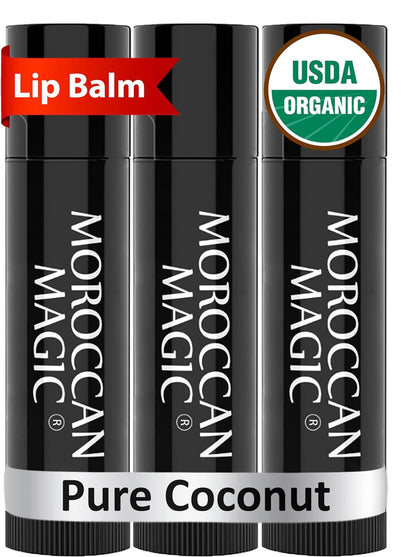 100% usda certified organic ingredients: sunflower oil, beeswax, coconut oil, argan oil