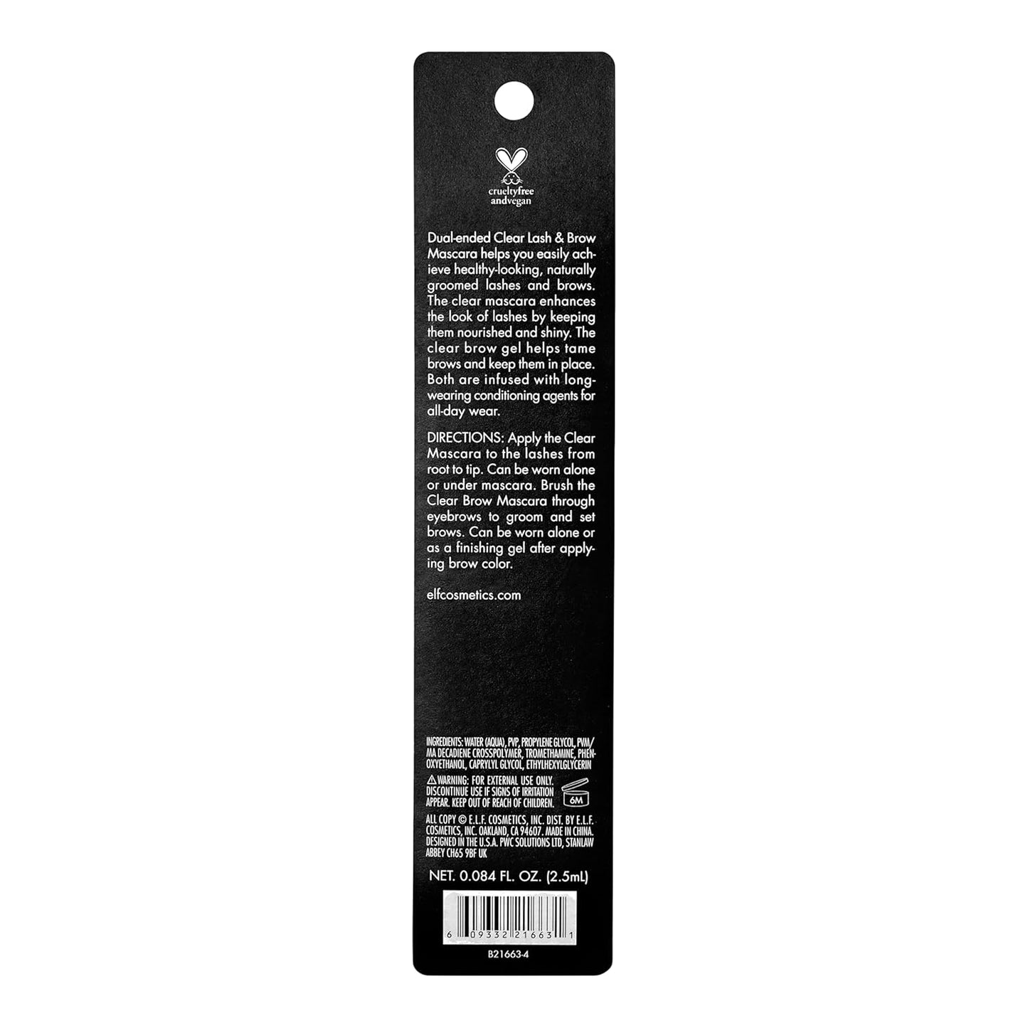 100% vegan and leaping bunny certified cruelty-free formulation