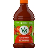 V8 Spicy Hot 100% Vegetable Juice – Daily Wellness Ritual Bottle for Morning Hydration