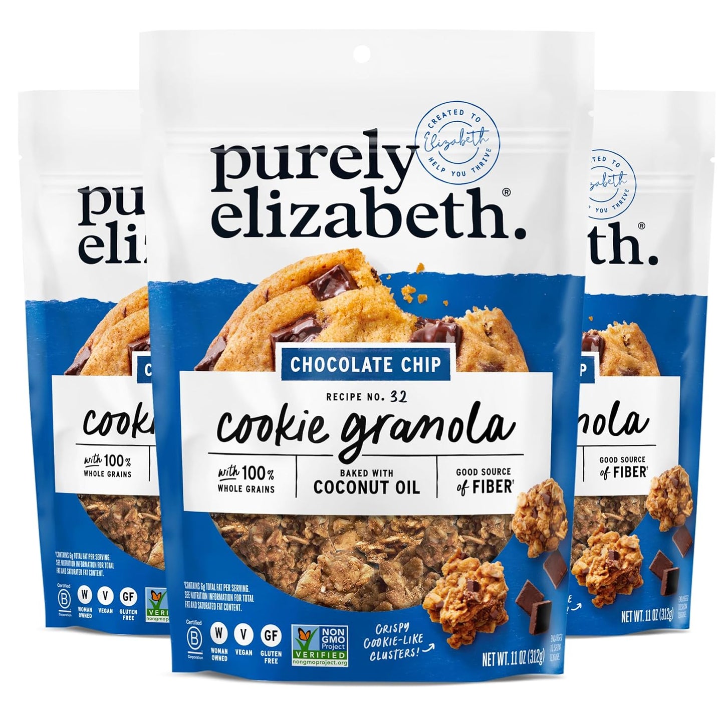 100% whole grain formula built on organic oats, oat flour, and coconut flour