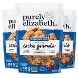 Purely Elizabeth Cookie Granola Chocolate Chip – Mindful Snack for Your Wellness Pantry, Low Sugar Whole Grain Cereal with 6g Sugar