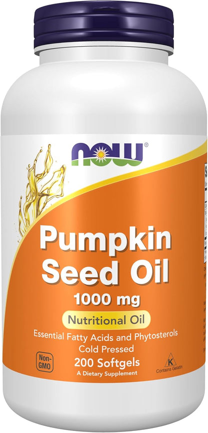1000 mg cold-pressed pumpkin seed oil per softgel