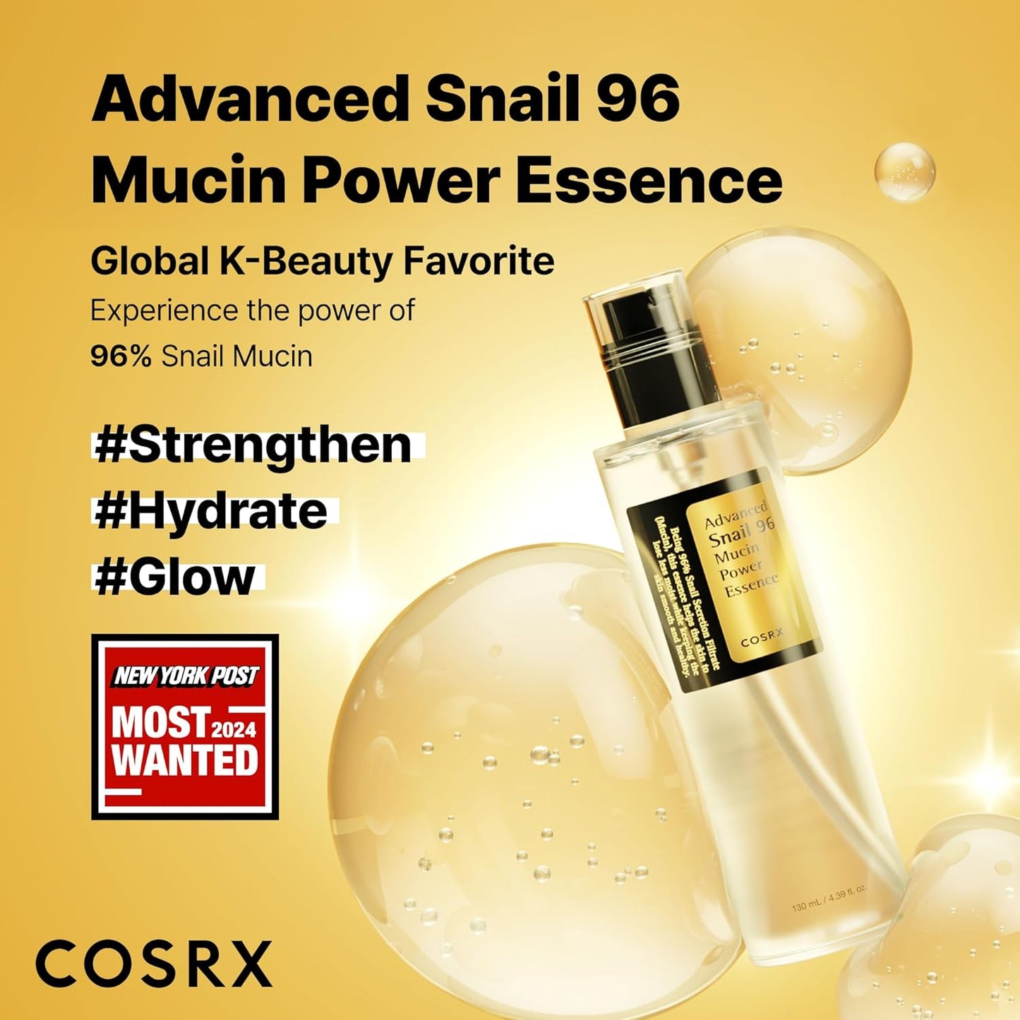 100ml / 3.38 fl oz pump or dropper bottle format for controlled dispensing