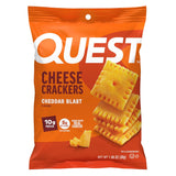 Quest Nutrition Cheese Crackers – Mindful Low-Carb Snack for Self-Care Sundays, Spicy Cheddar 4-Count