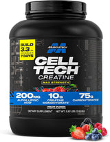 MuscleTech Cell-Tech Creatine Monohydrate Powder – Post-Workout Recovery Drink for Lean Muscle Wellness