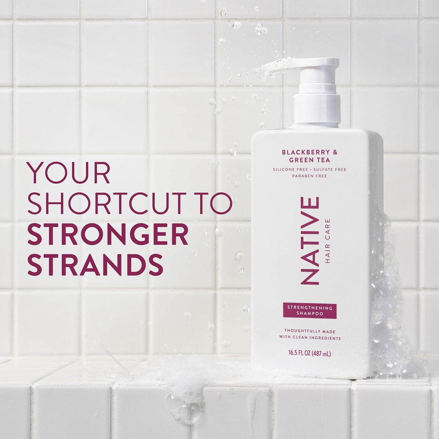 11 clean ingredients with plant oil-based cleansers and conditioners