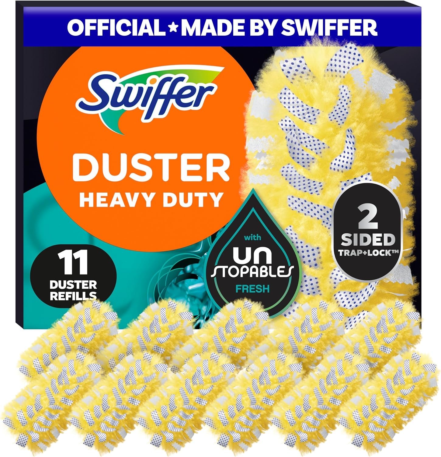11-count refill pack of heavy duty duster heads (handle sold separately)