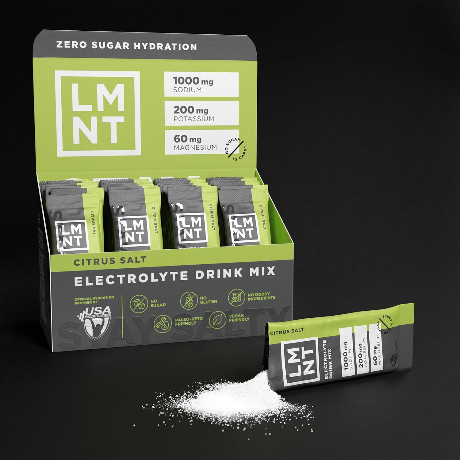 11 sku variations spanning flavors (citrus, raspberry, orange, watermelon, grapefruit, mango chili, lemonade, raw unflavored) and pack sizes (12, 18, 30, 54 count)