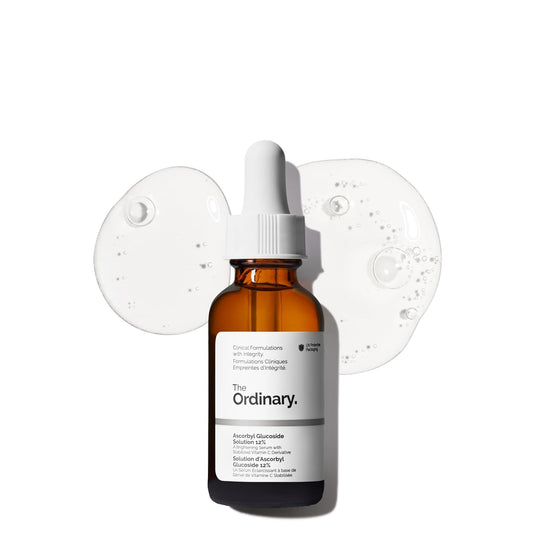 12% ascorbyl glucoside, a water-soluble vitamin c derivative