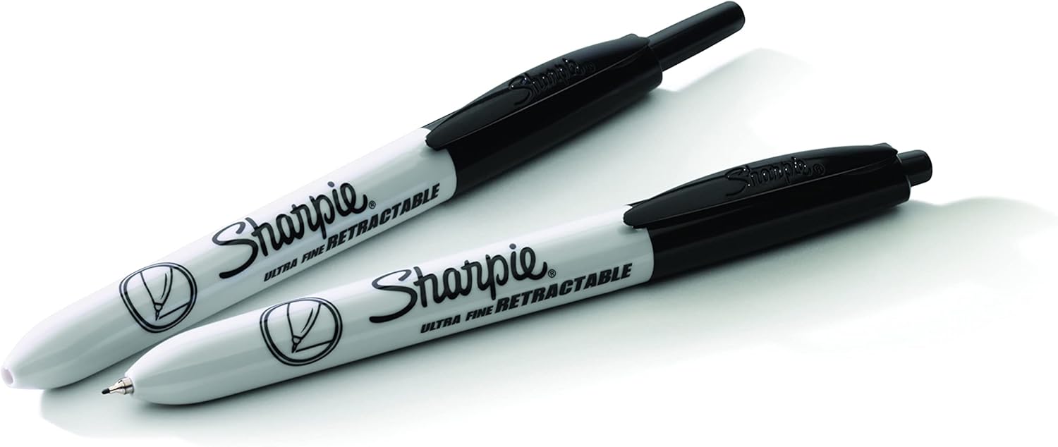 12 black markers per pack for high-volume use
