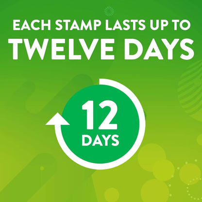 12-day continuous freshening per single stamp