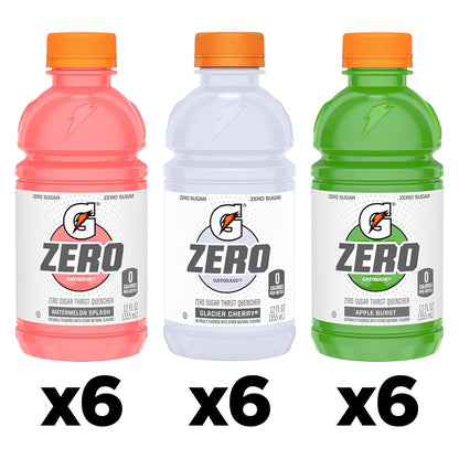 12 fl oz portable bottle size in a pack of 18