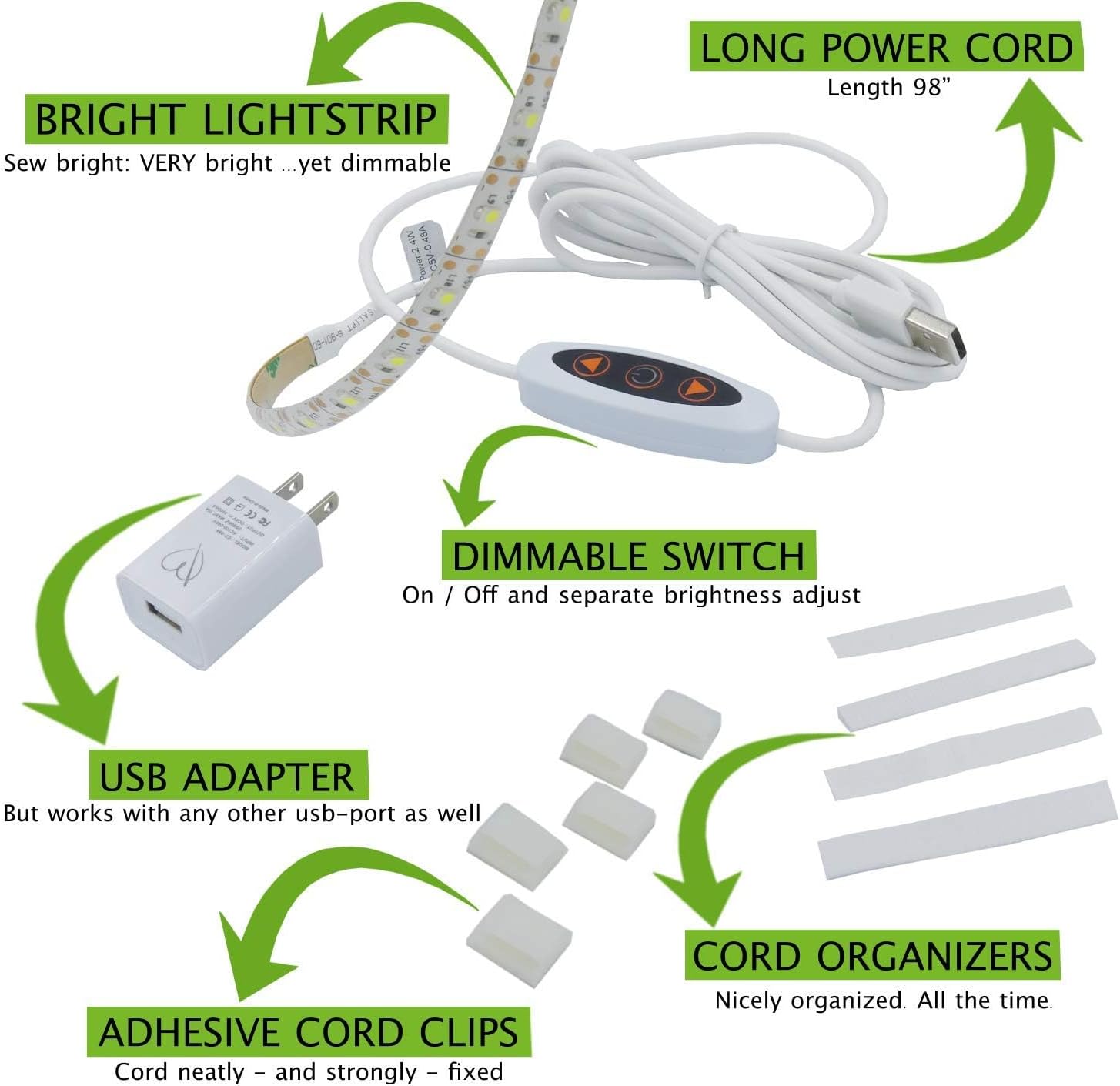 12-inch flexible led strip with 24 led chips