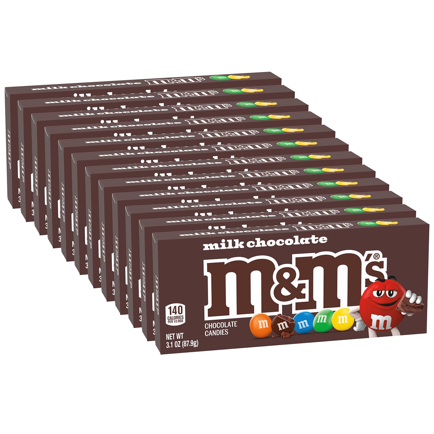 12 individually wrapped 3.1 oz movie theater-style boxes