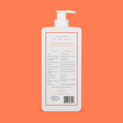 12-ingredient clean formulation free of sls, sles, parabens, phthalates, dyes, and petrolatum