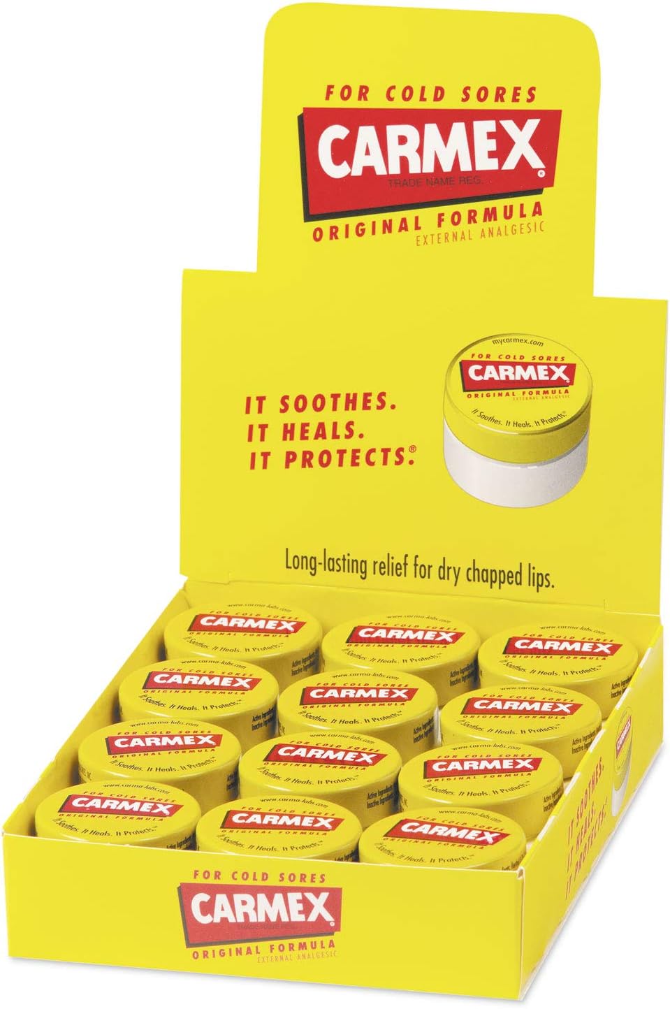 12 jars per box (bulk pack for redistribution or personal stockpile)