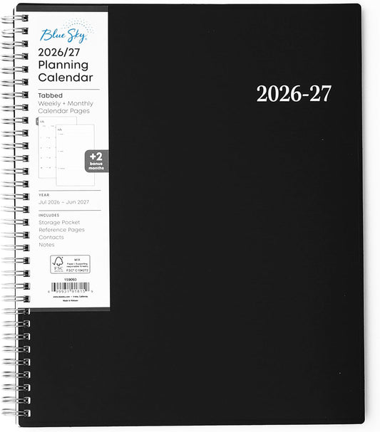 12 monthly pages plus 2 bonus summer months (may 2026 – june 2026) for uninterrupted academic coverage