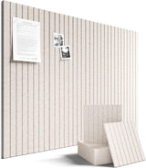 Felt Right Felt Wall Tiles – Quiet Design Bulletin Board for Uncluttered Living Spaces, 12-Pack in Sand Beige