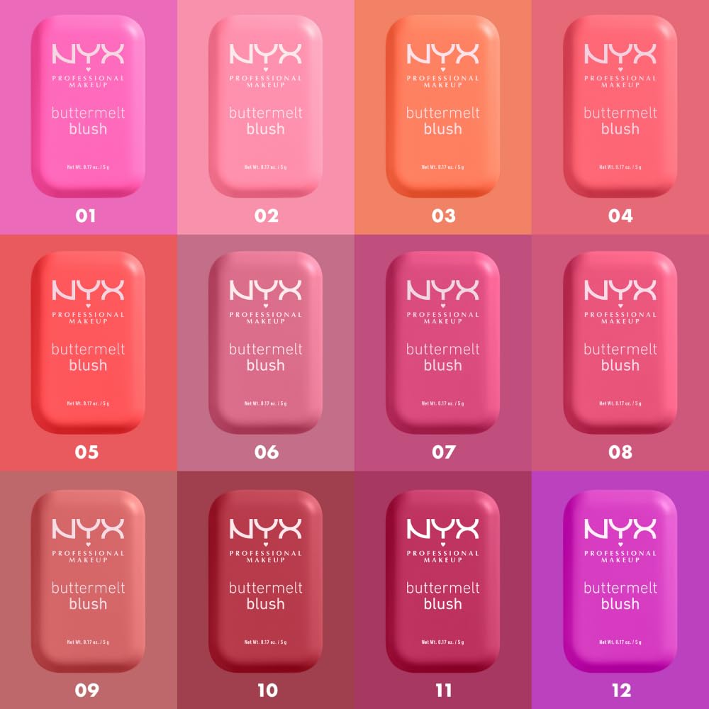 12-shade range in soft matte and glowy finishes