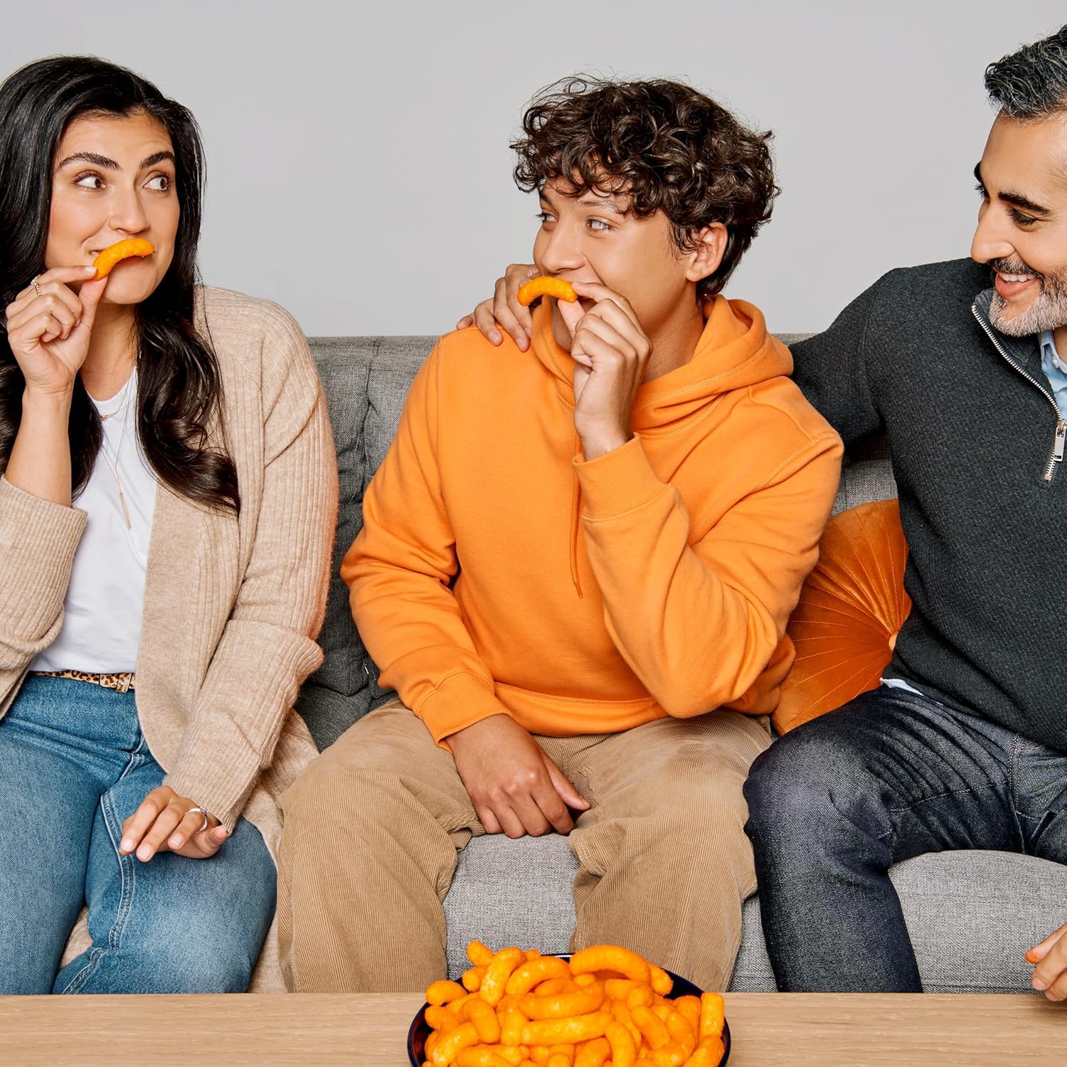 12 themed mix variants spanning mild, cheesy, bold, spicy, smoky, and international flavor profiles