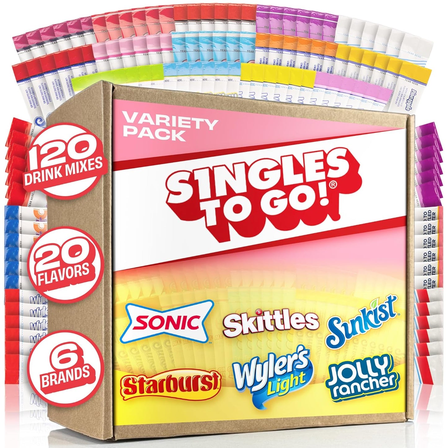 120 individual single-serve powder packets for grab-and-go convenience