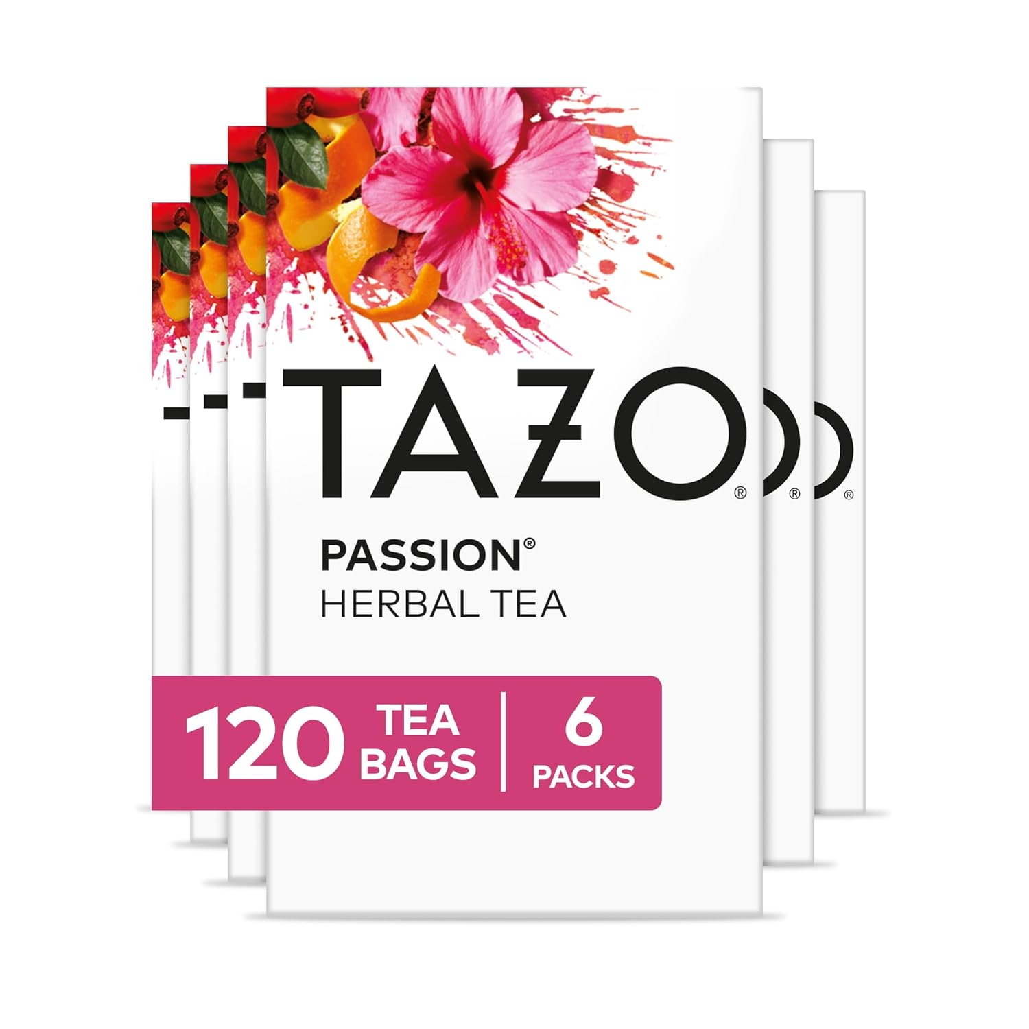 120 total tea bags supplied across six 20-count boxes for long-term use