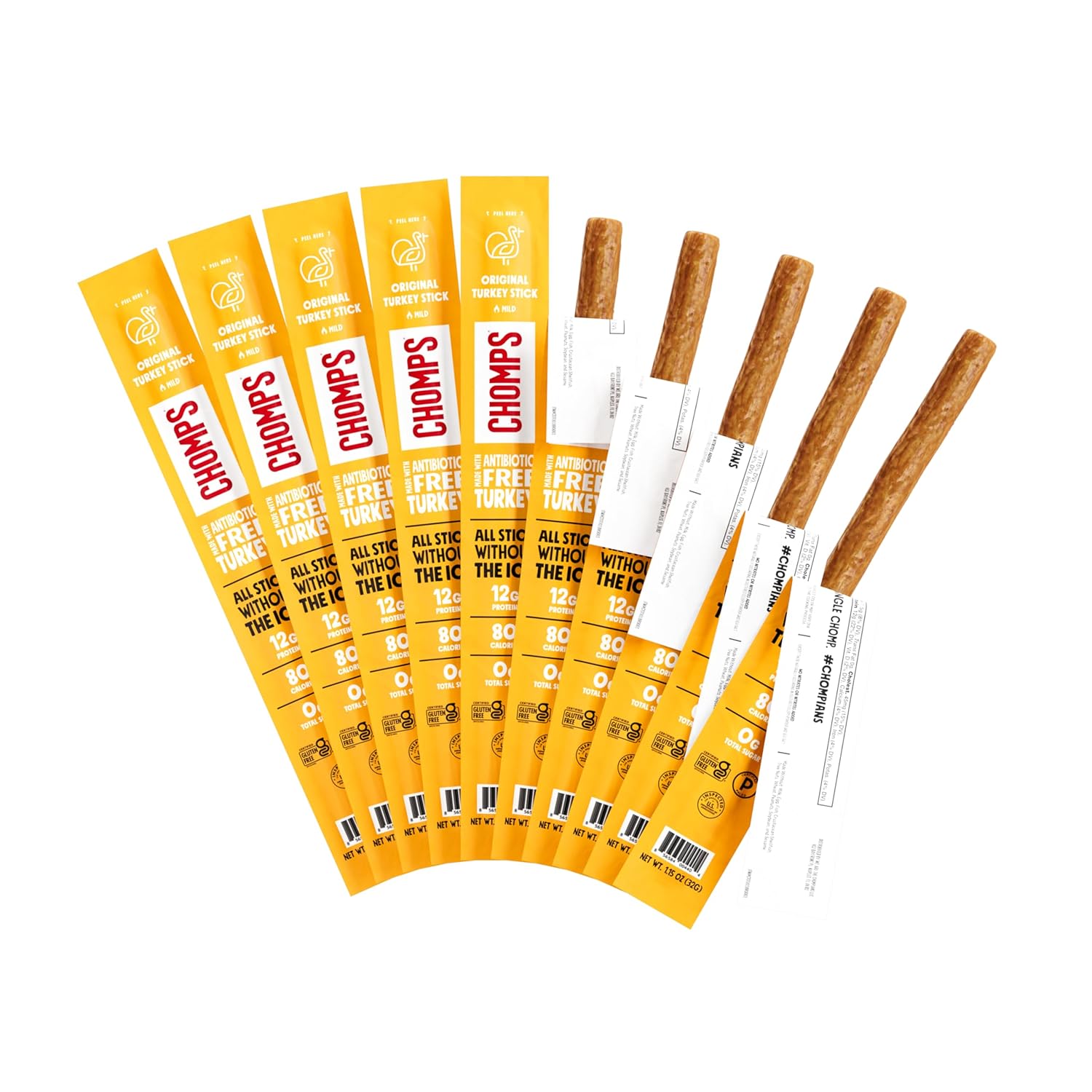 12g lean meat protein per 1.15 oz stick