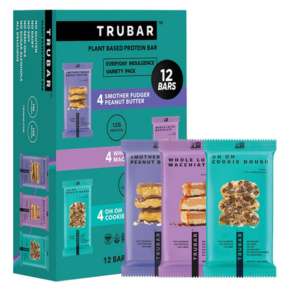 12g lean plant-based protein per bar from pea protein