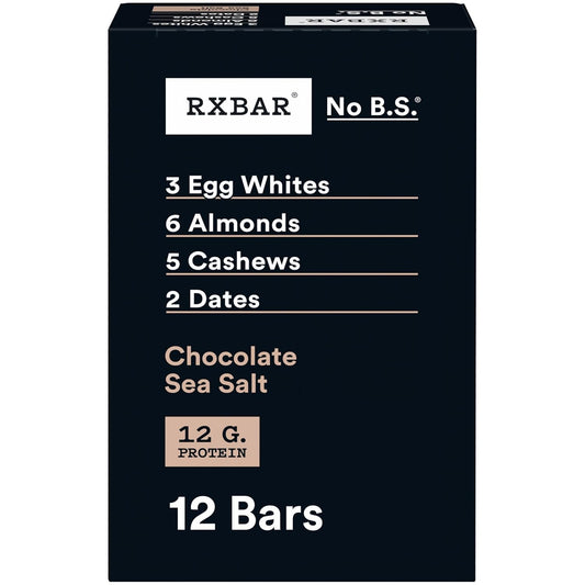 12g protein (20% daily value) per bar from egg whites