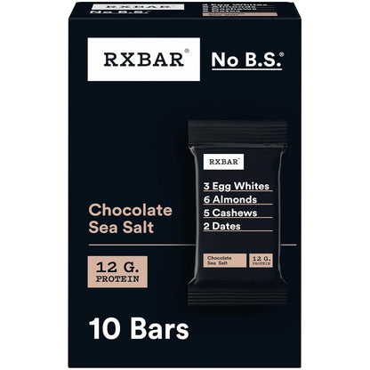 12g protein per bar from egg whites and nuts (20% dv)