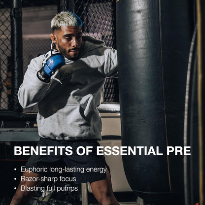 13 flavor and strength variants including 30-serving essential, 25-serving charged, and 2-pack bundle