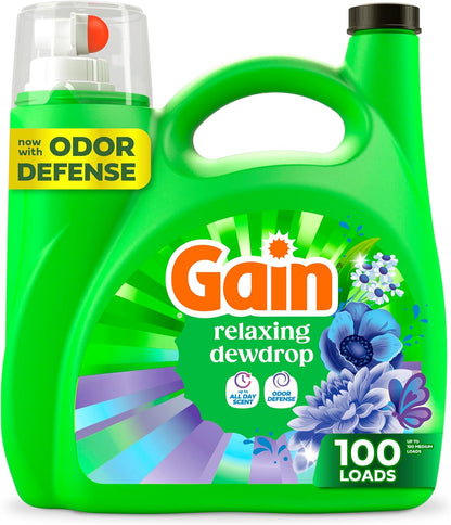 132 fl oz concentrated liquid formula delivering 100 medium loads per jug