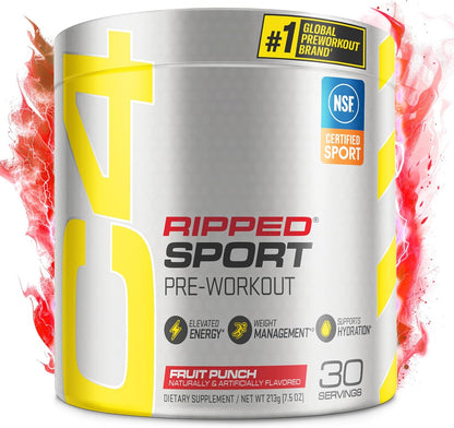 135mg caffeine per serving for stimulant-driven energy and focus